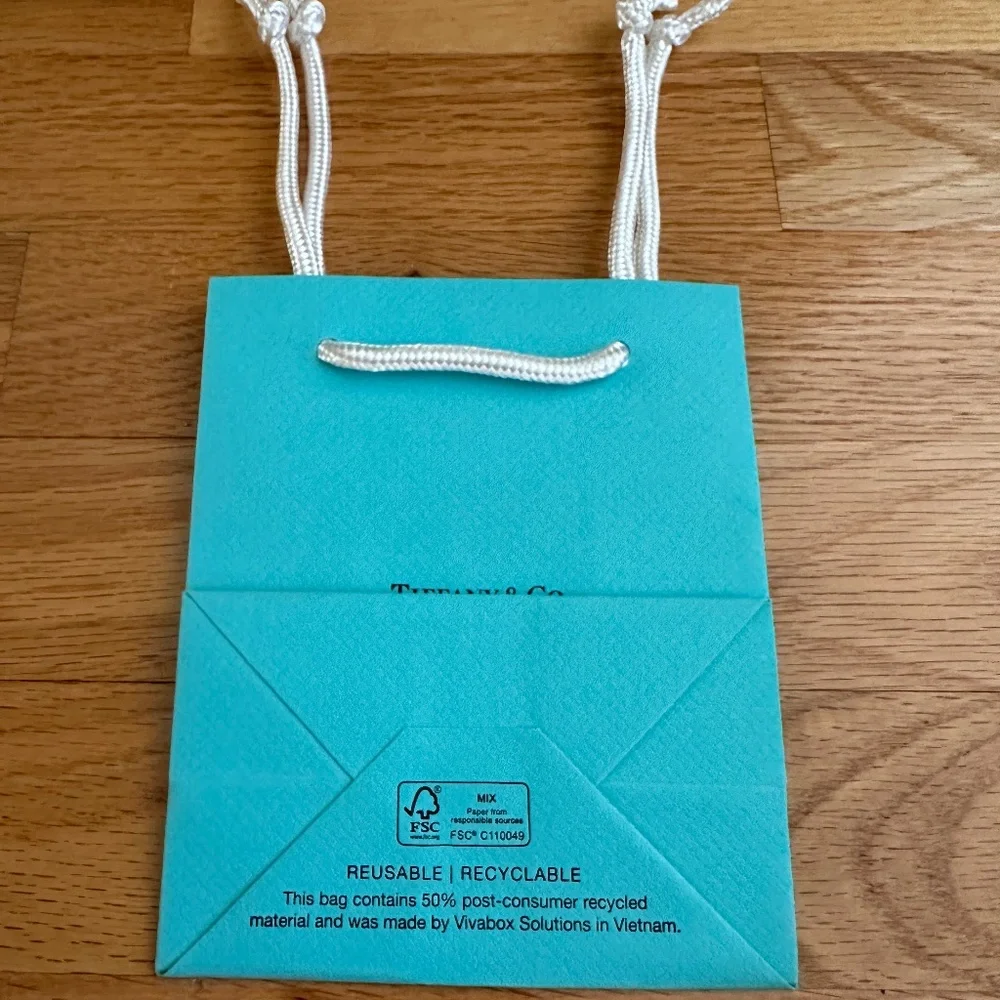 Tiffany & Co Paper Gift Bag Small 6